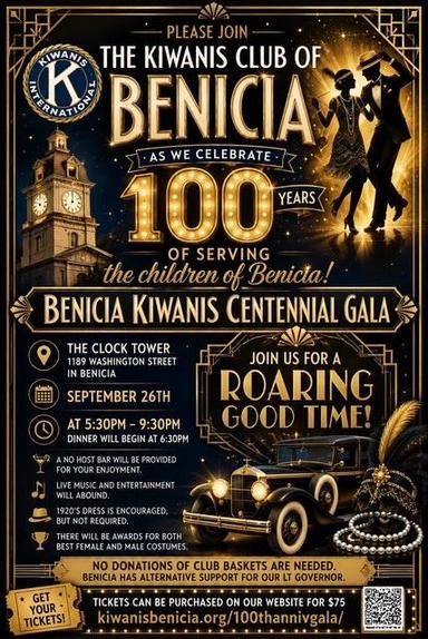 Benicia Kiwanis Centennial Gala