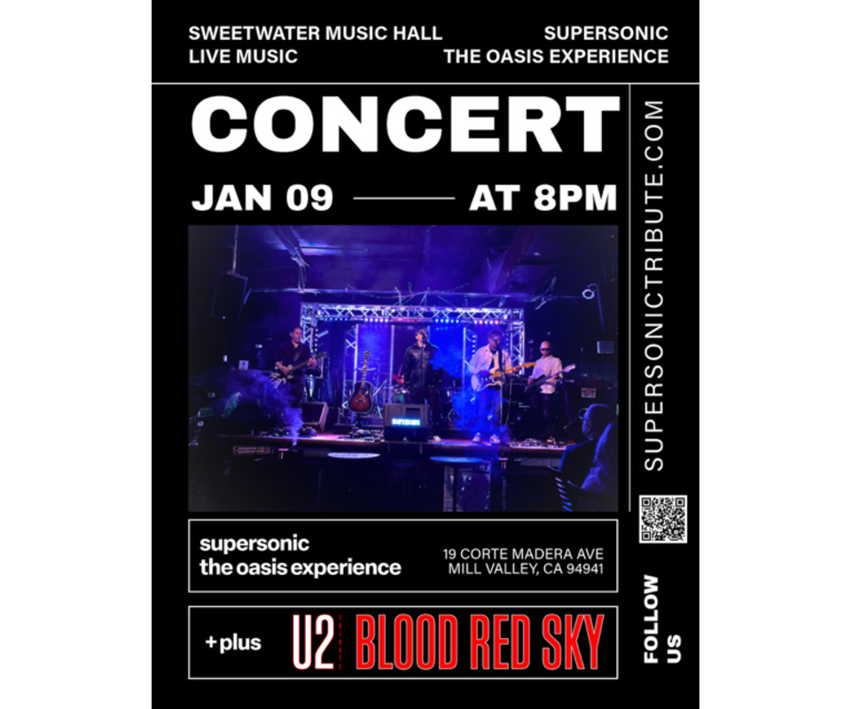 Supersonic – Oasis Tribute with Blood Red Sky – U2 Tribute 1