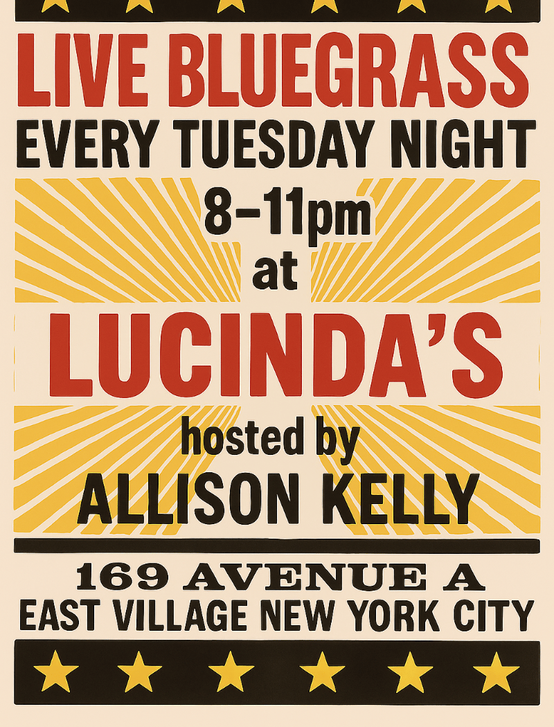 Live Weekly Bluegrass with Allison Kelly 1