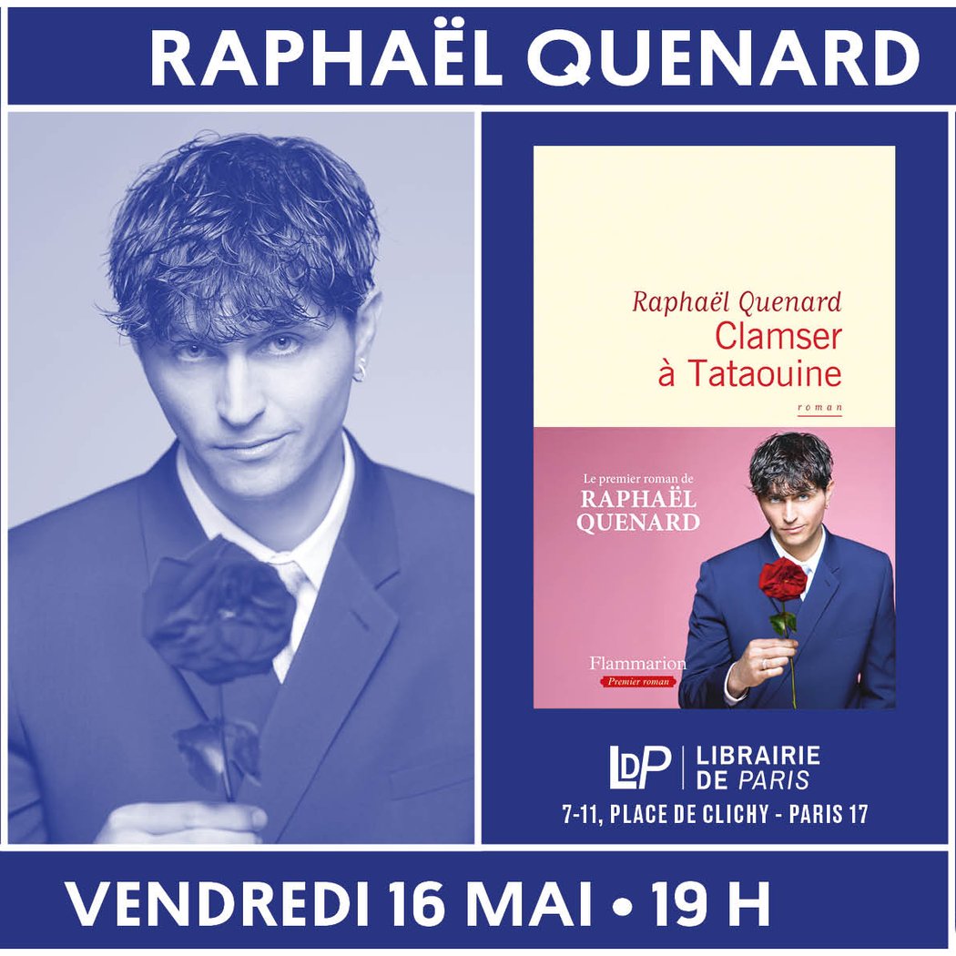 Raphaël Quenard présente son premier roman « Clamser à Tataouine » 1