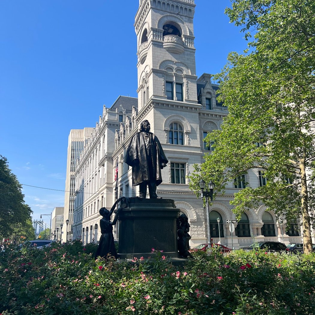 Henry Ward Beecher Statue 2