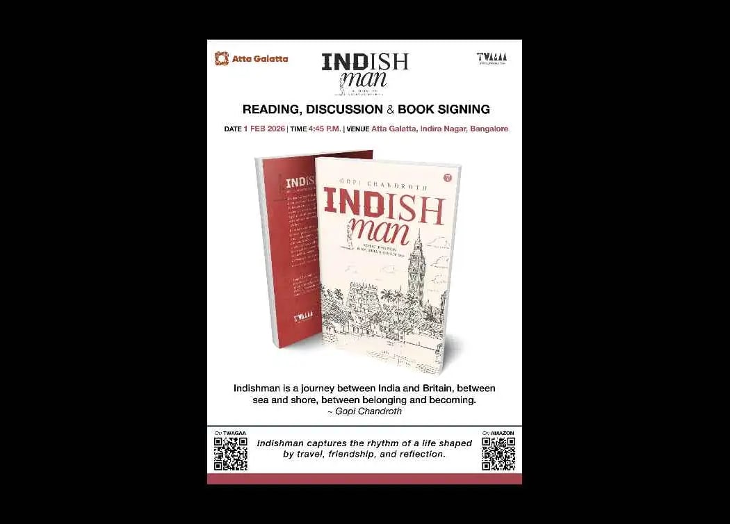 INDISHMAN: Book Reading by Dr Gopi Chandroth 1