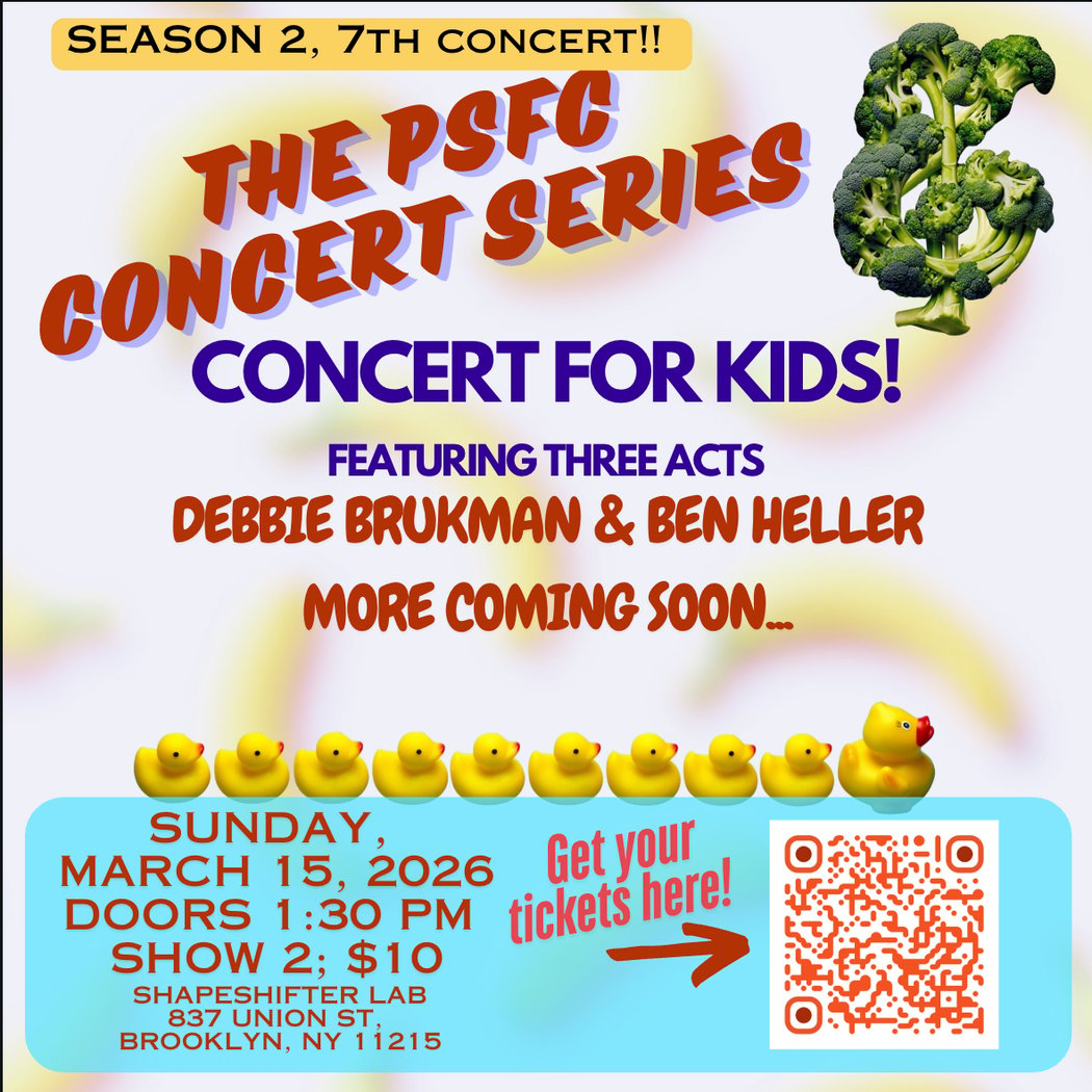 The Park Slope Food Coop Concert Series #14 – Family and Kids Edition 1