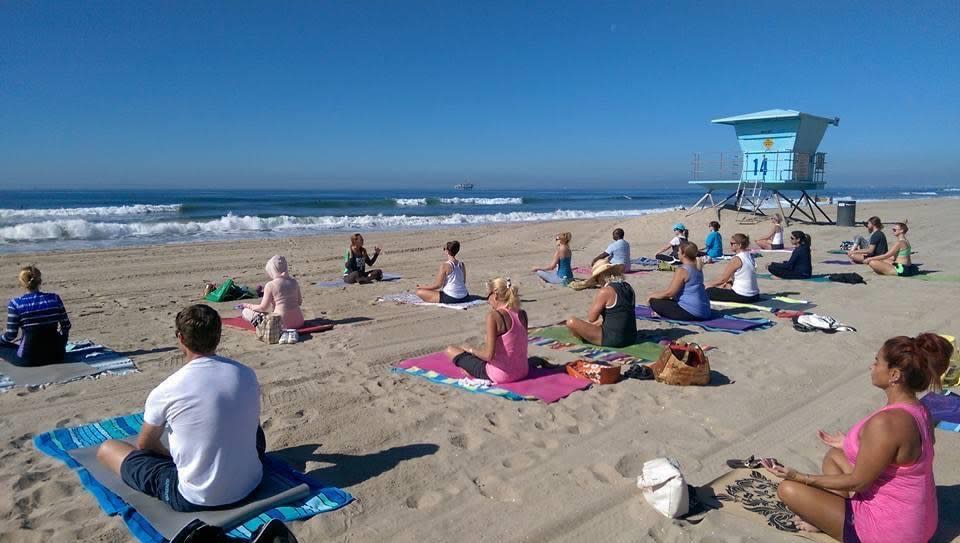 Yoga on the Beach 2
