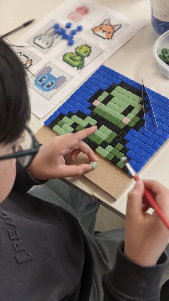 Atelier Pixel Art en mosaïque 1