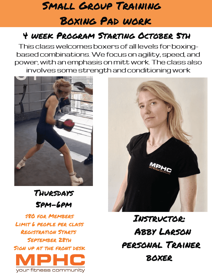 Small Group Training - Boxing Pad Work 1