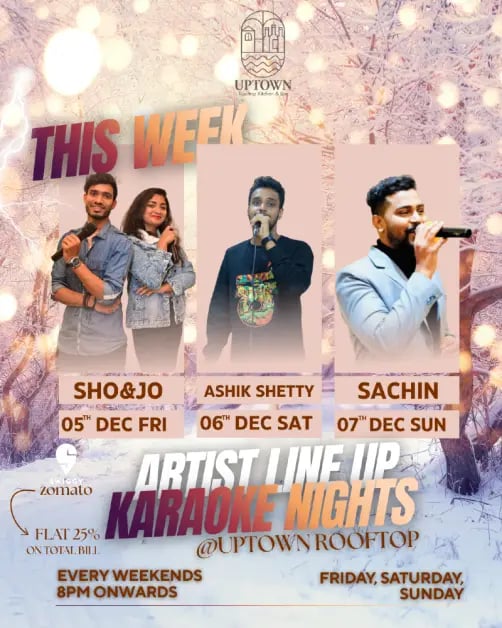 Uptown Rooftop Karaoke Nights 1