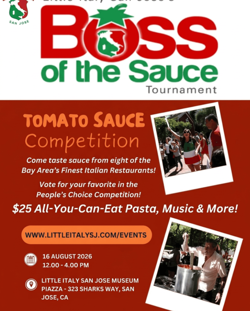 Little Italy San Jose's 5th Annual Boss of the Sauce