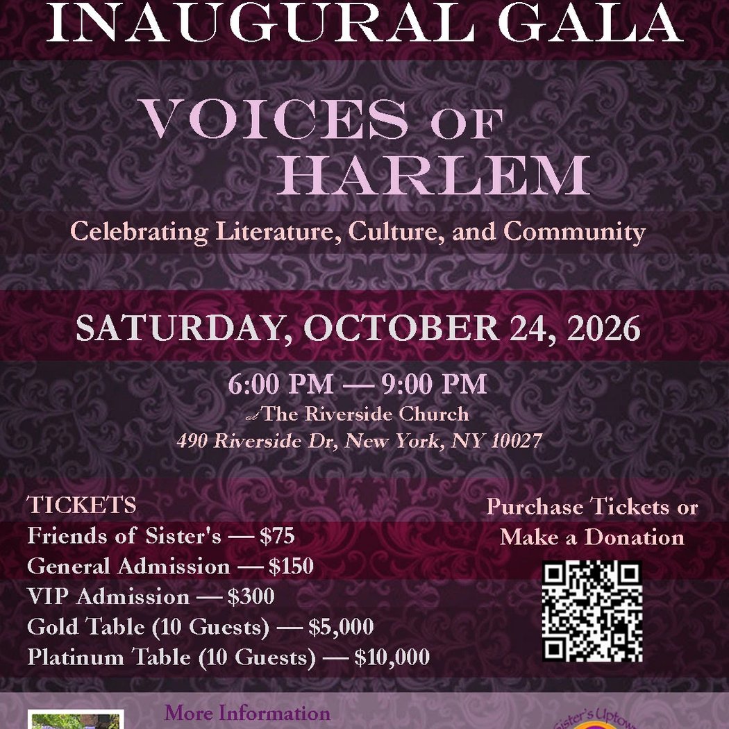 Inaugural Gala Voices of Harlem: Celebrating Literature, Culture, and Community