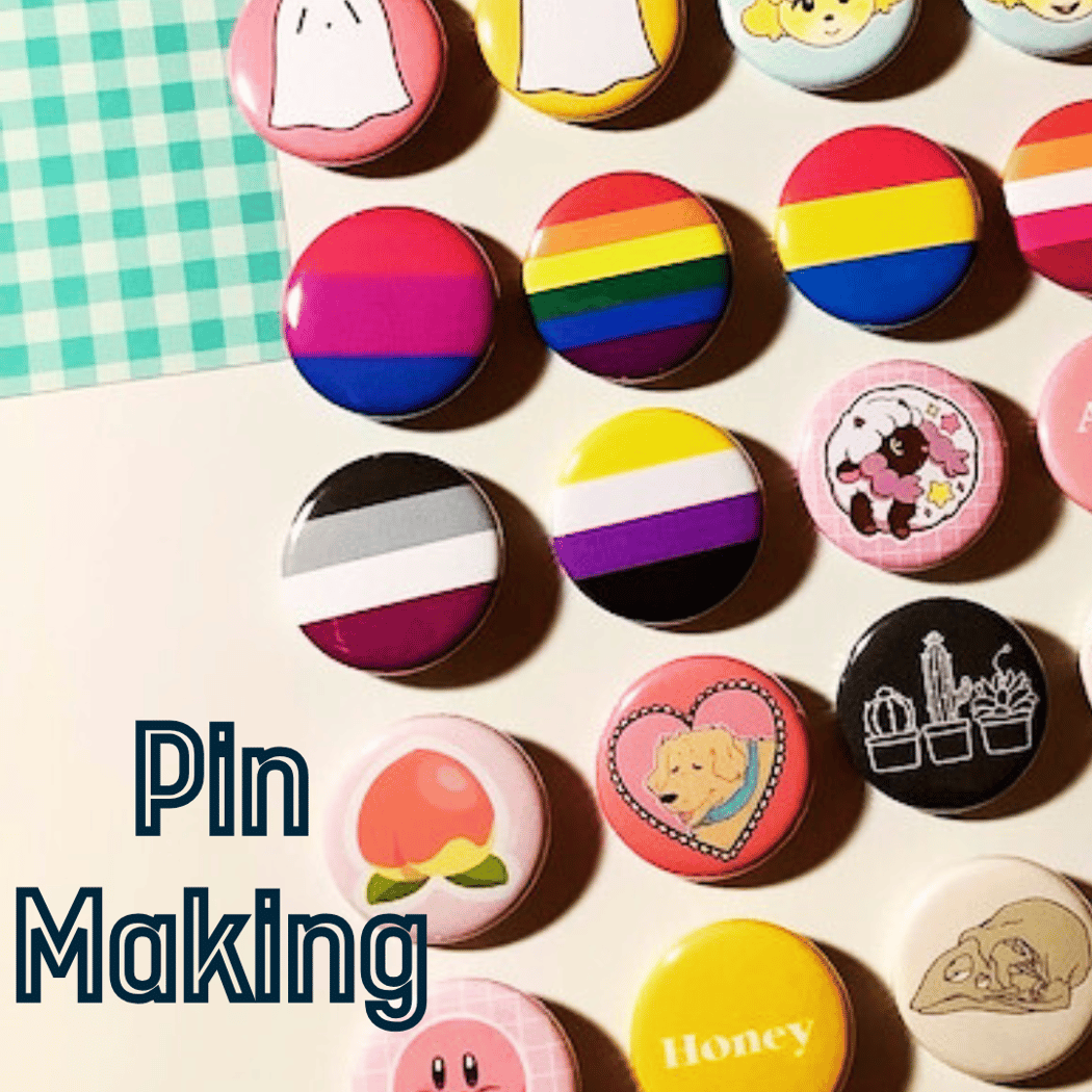 Pin Making in the Teen Room 1