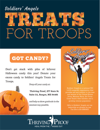 Soldiers' Angels Treats for Troops Candy Donation 1