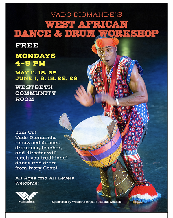 Vado Diomande West African Dance and Drum Workshop
