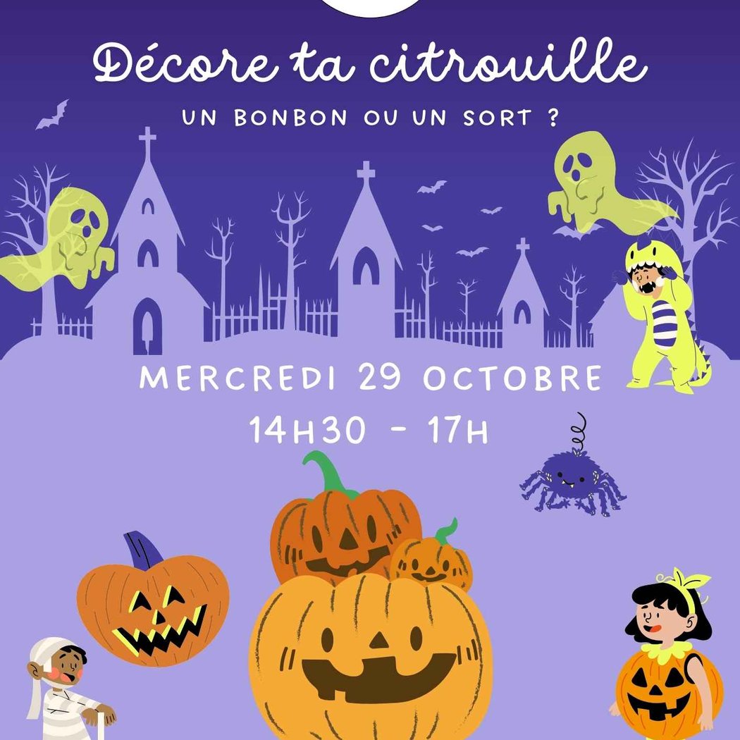 Décorer la citrouille 1