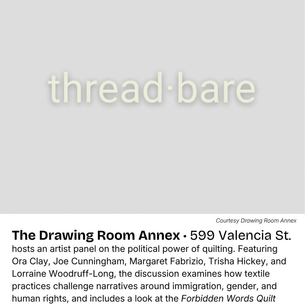 A panel on the political power of quilting 1