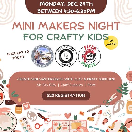 Mini Makers Night for Crafty Kids 1