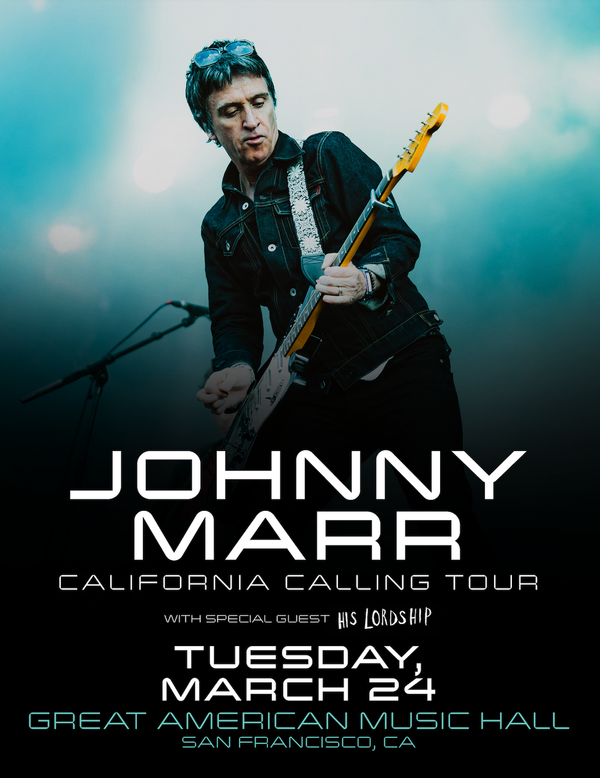 Johnny Marr - California Calling Tour 1