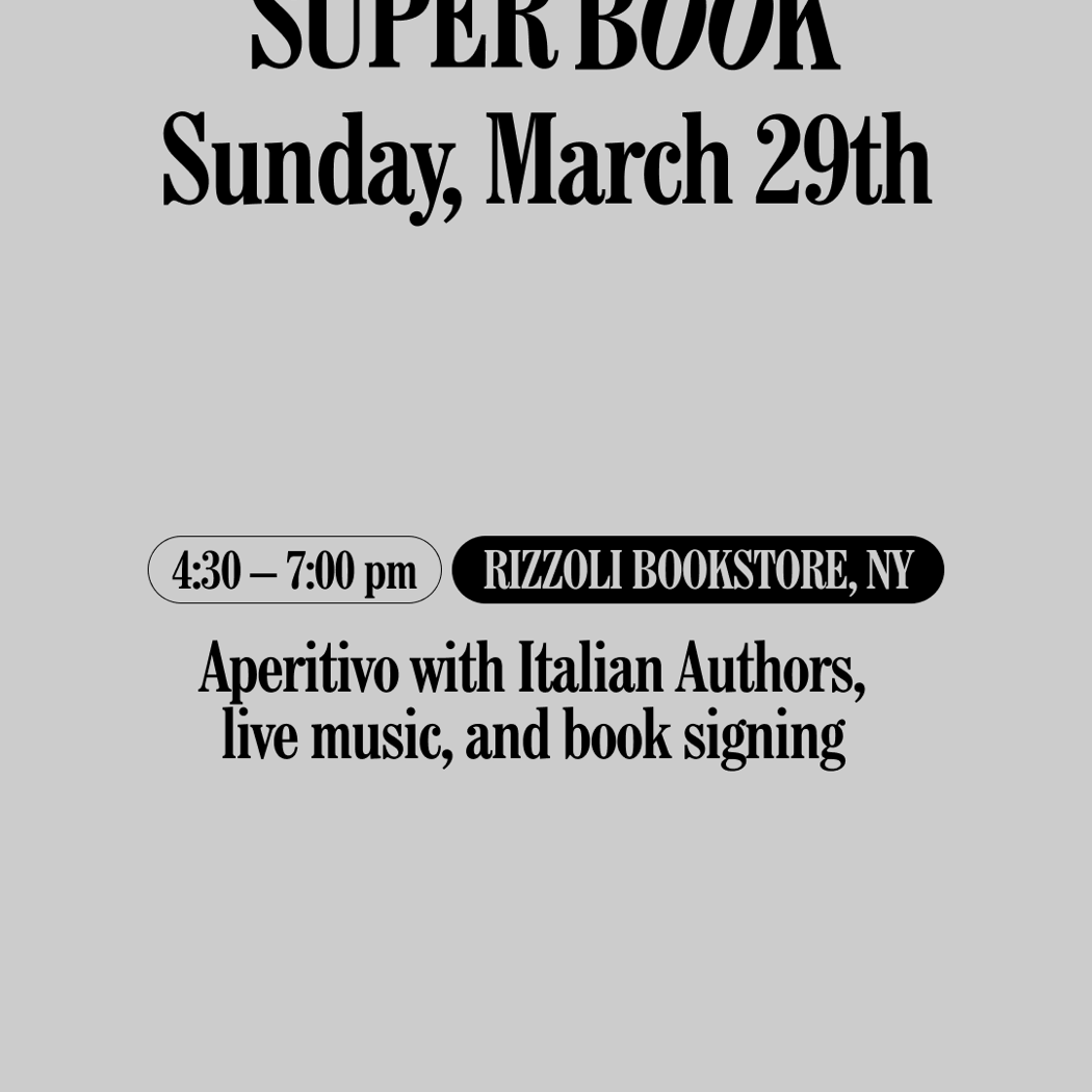 SuperBook: Italy’s Award-Winning Authors Compete – Day 4 1