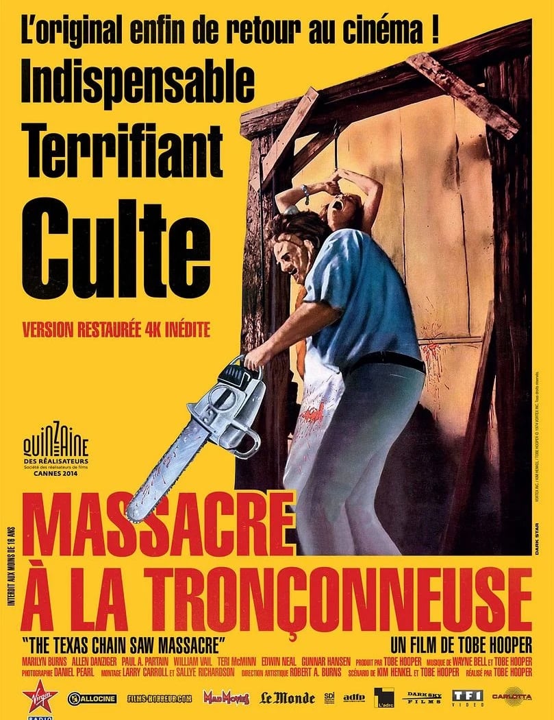 CINE-CULTE Séance spéciale HALLOWEEN avec pop corn ! MASSACRE À LA TRONÇONNEUSE 1