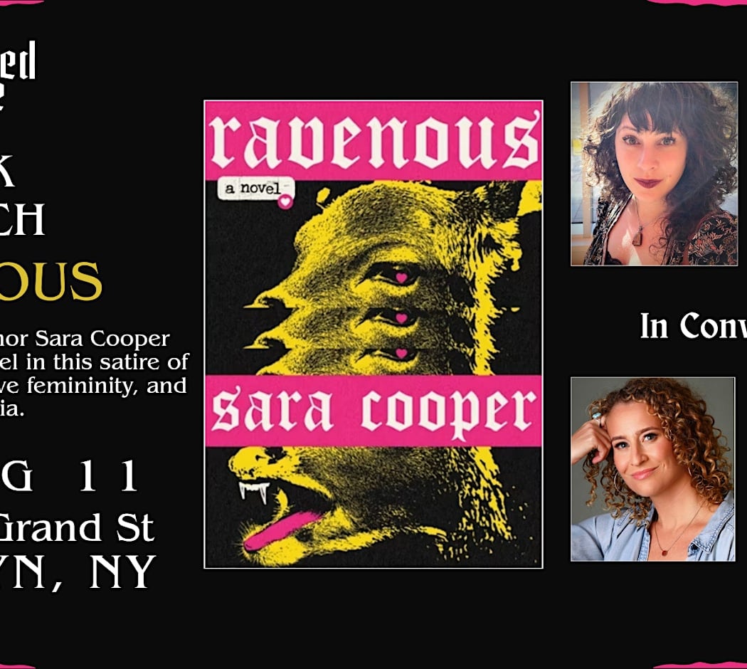 BOOK LAUNCH: RAVENOUS by Sara Cooper 1