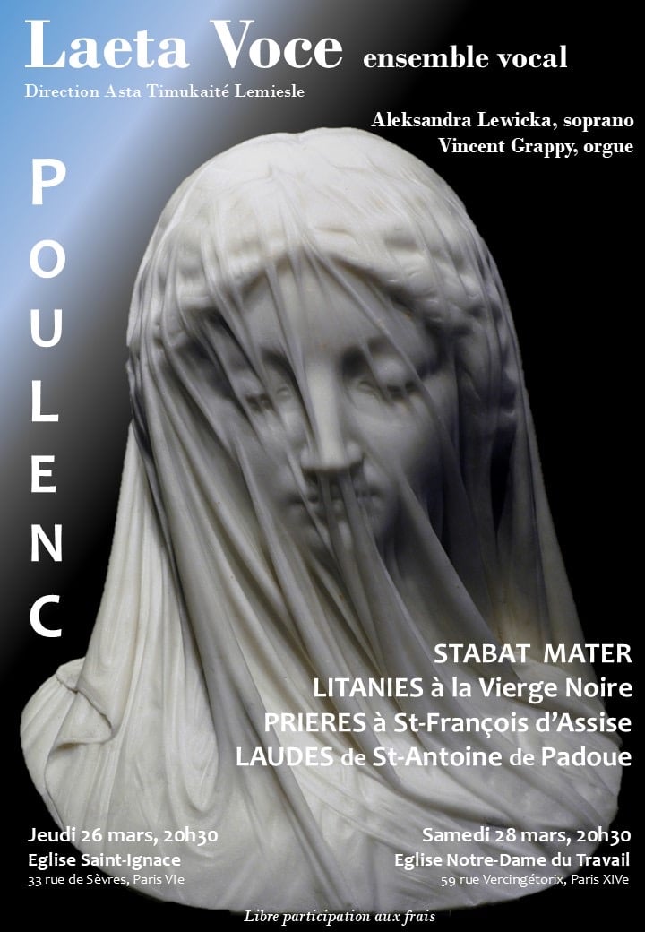 Musique de Francis Poulenc par l’ensemble vocal Laeta Voce 1