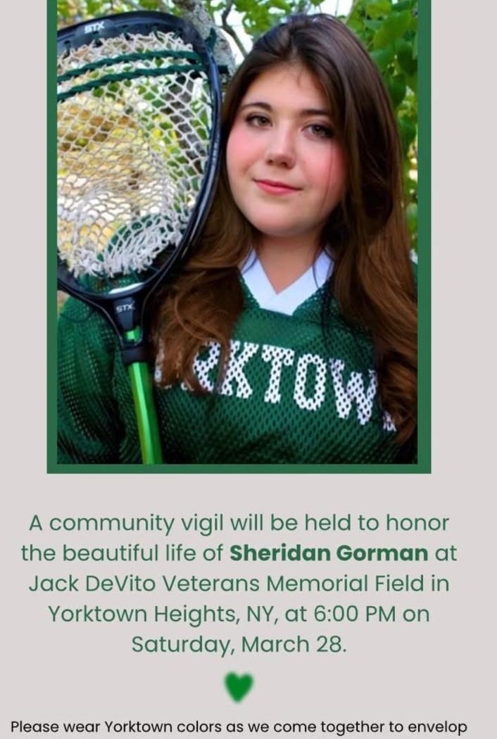 Community Vigil to Honor Sheridan Gorman 1