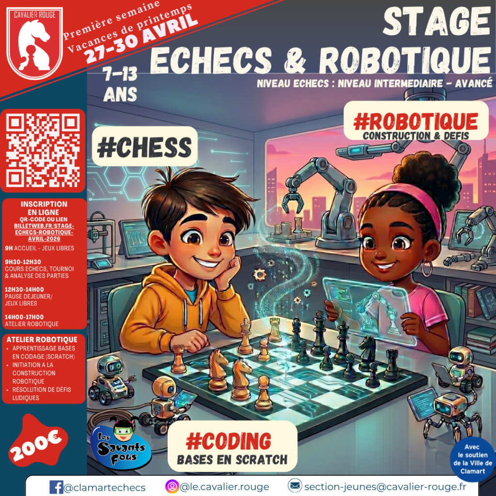 Stage jeunes : Echecs & Robotique 1