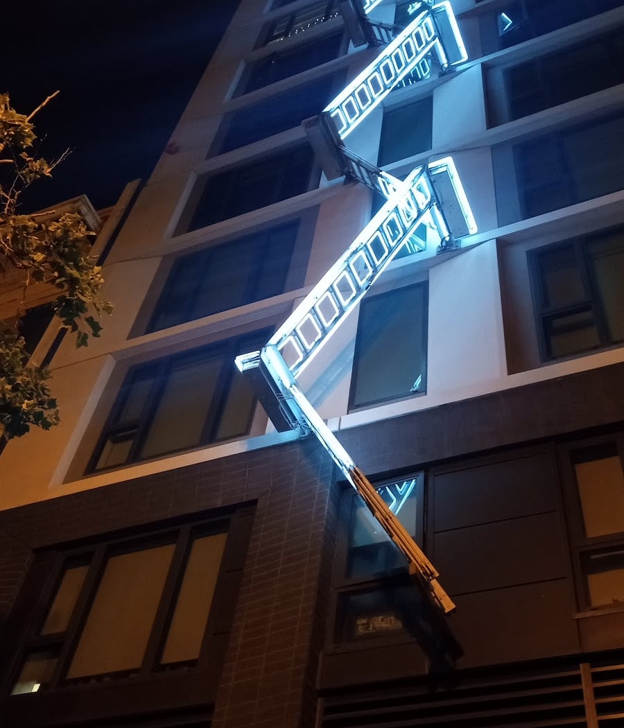 The Ladder (Sun or Moon) by Ivan Navarro 2
