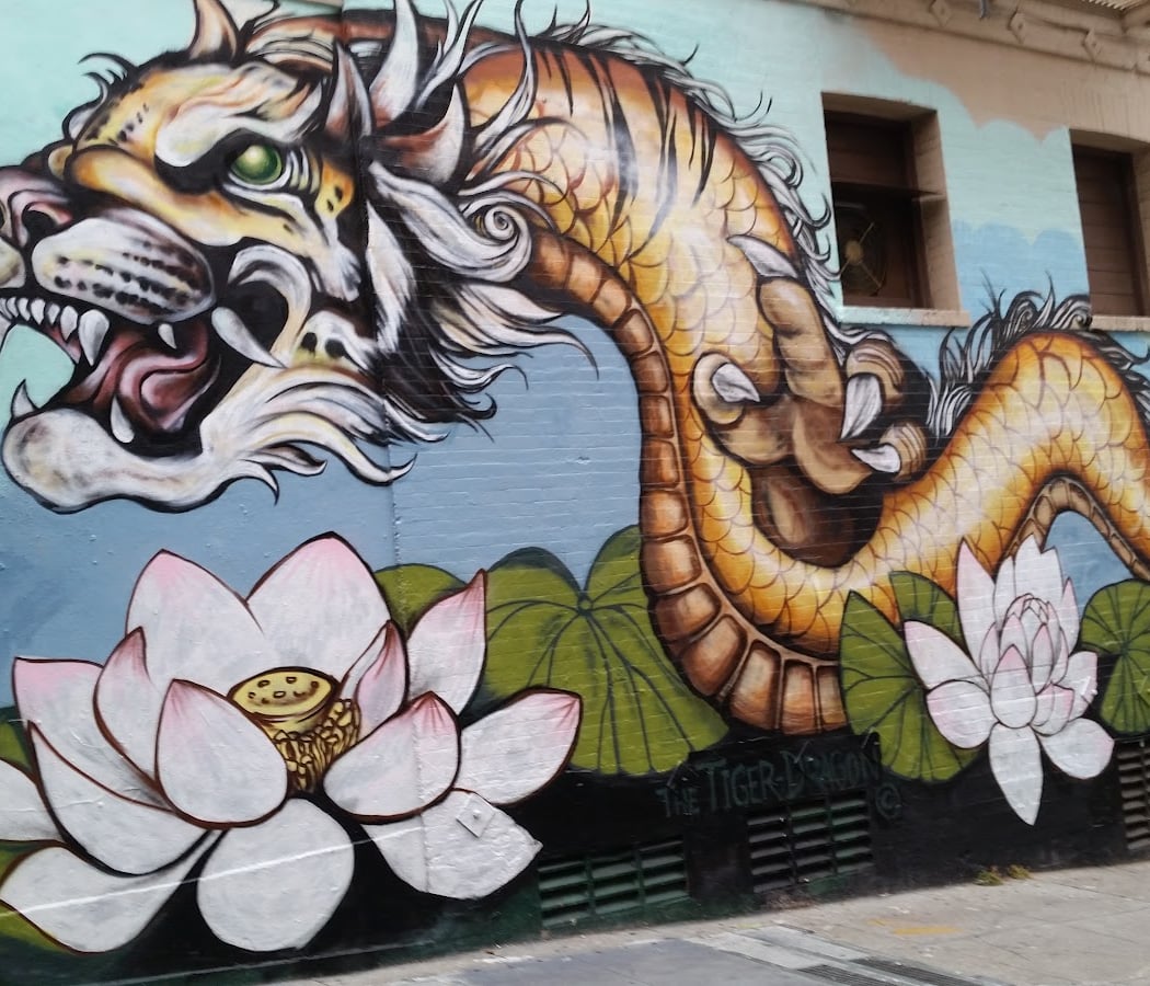 Grant Ave / Clay St Mural 1