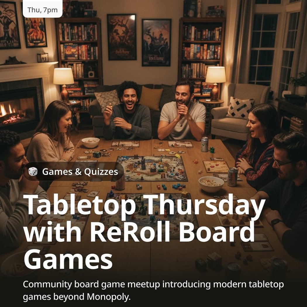 Tabletop Thursday with ReRoll Board Games 1
