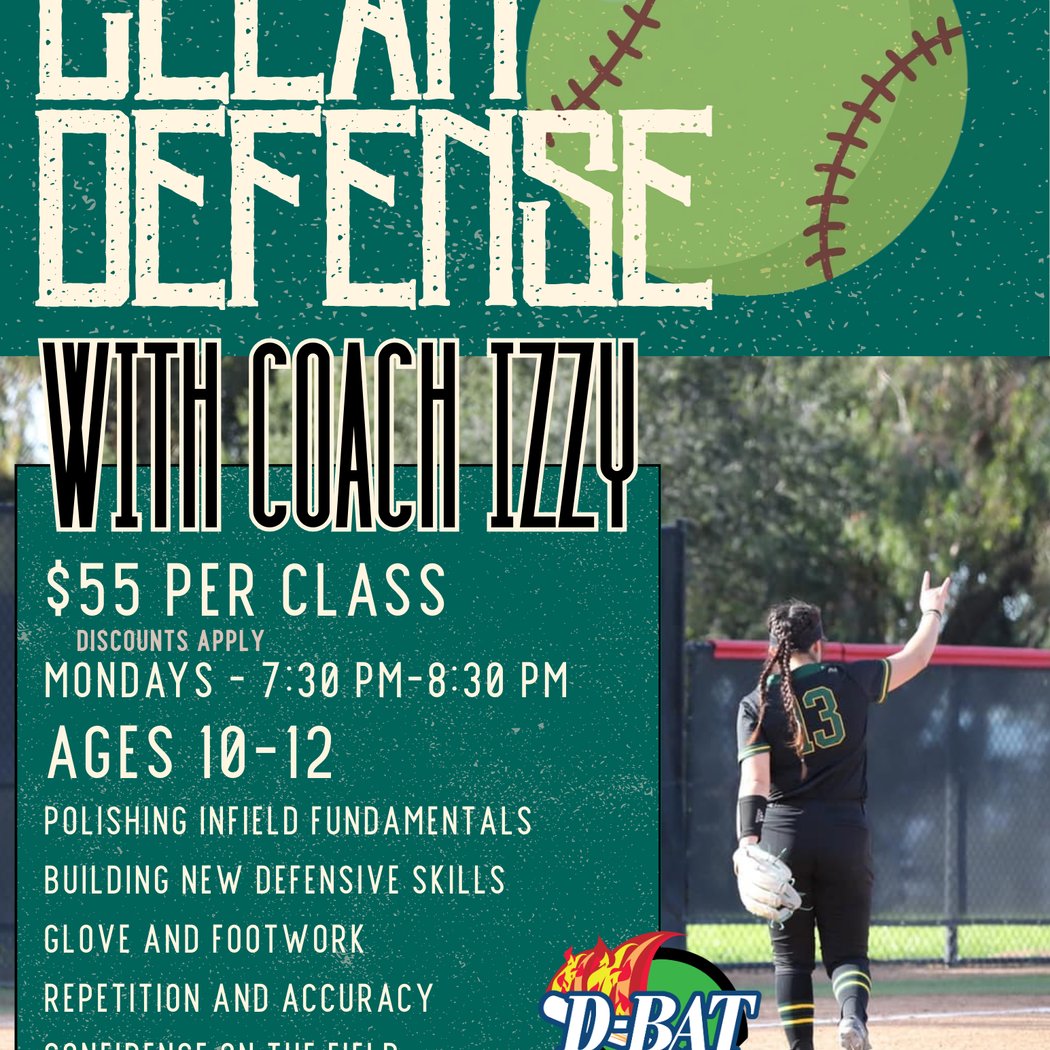 Softball Clean Defense w/ Coach Izzy 1
