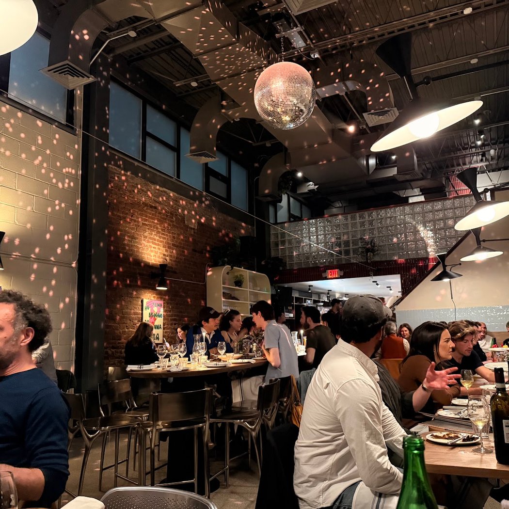 Dinner Under a Disco Ball