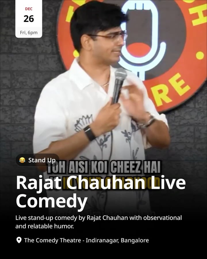Rajat Chauhan Live Comedy 1