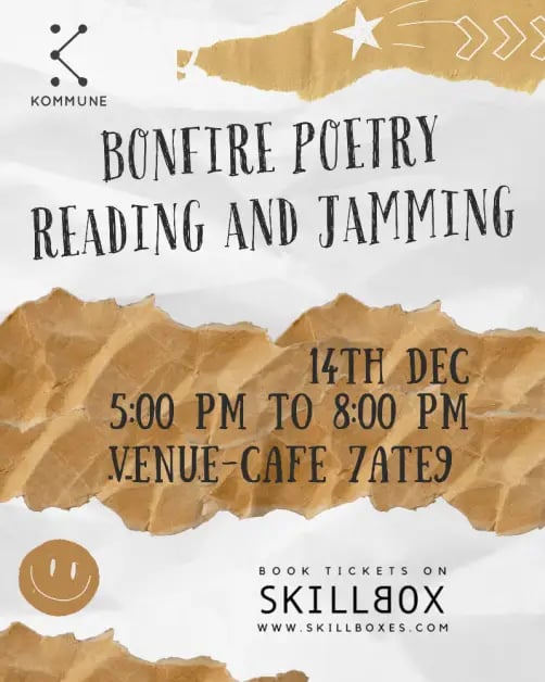 Kommune Dehradun’s Bonfire: Poetry Reading and Jamming Session 1