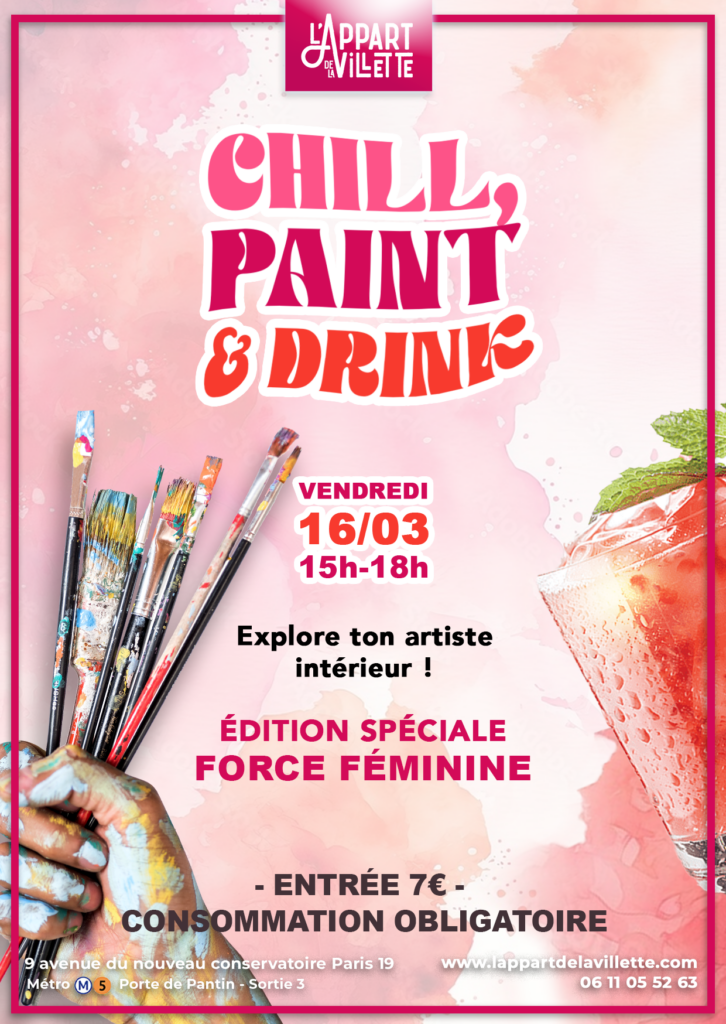 CHILL, PAINT & DRINK 1