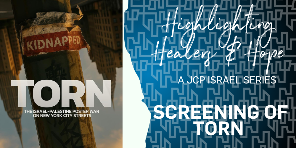 Film screening — Torn: The Israel-Palestine Poster War on New York City Streets 1