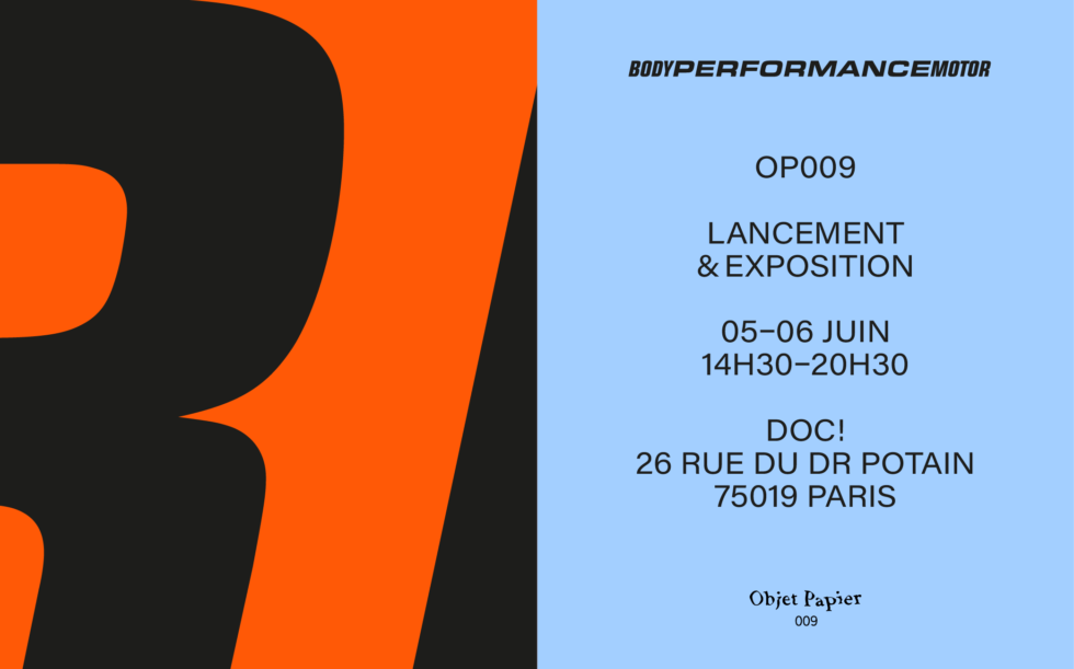 Objet Papier 009 - Lancement Performance 1