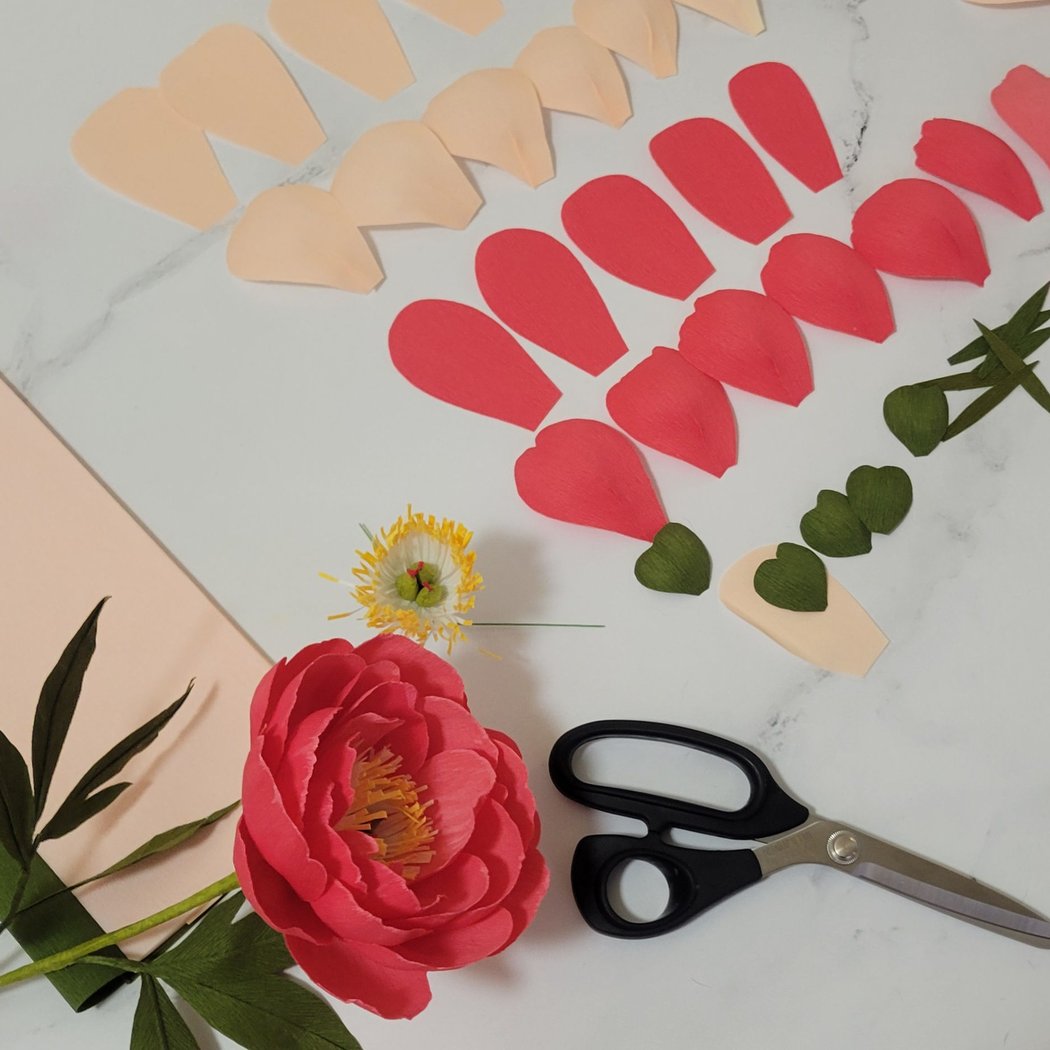 Paper Peony: Mothers Day Floral Workshop 4