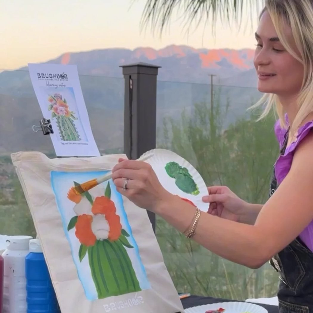 Art workshop: Blooming Cactus Tote Bags