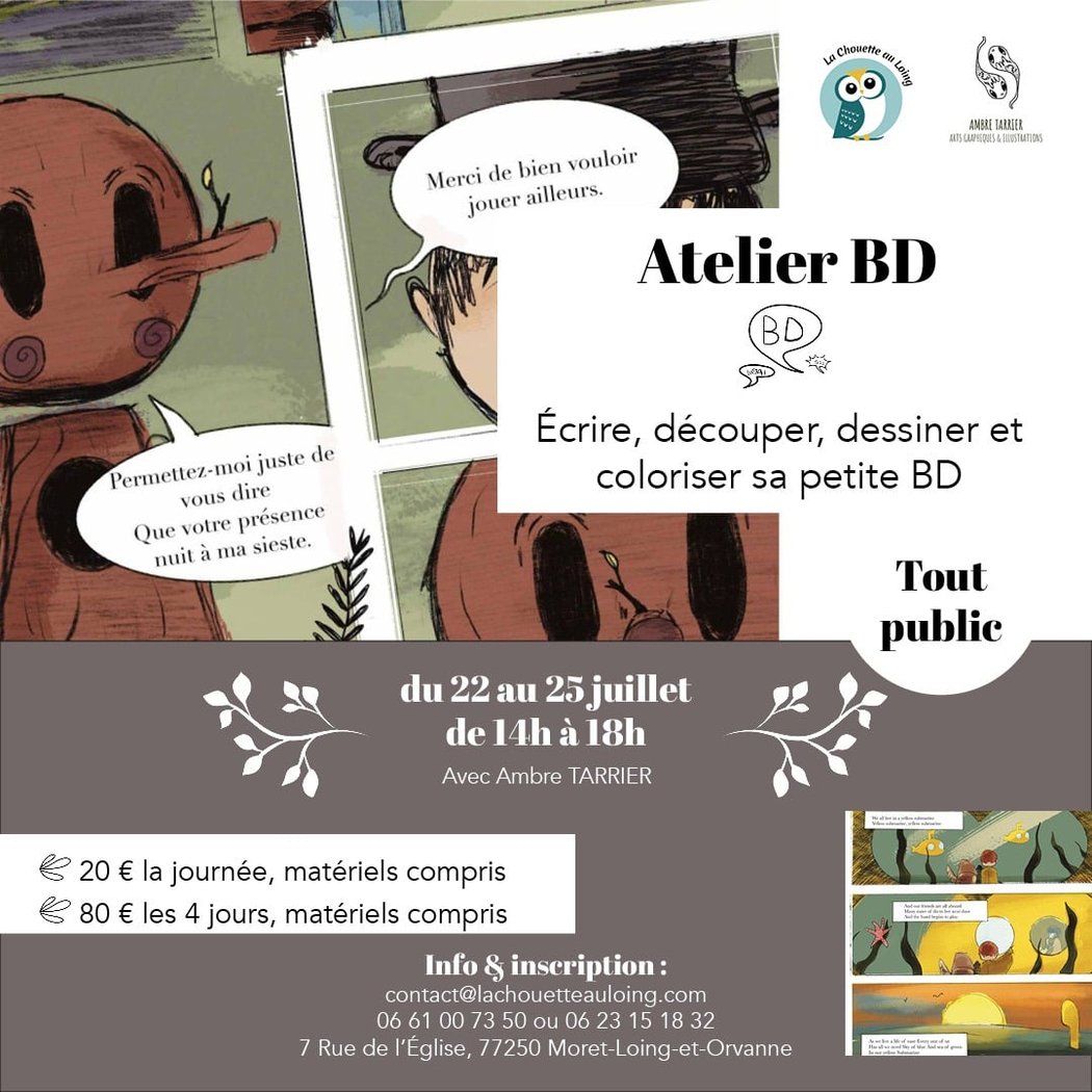Stage BD avec Ambre 1