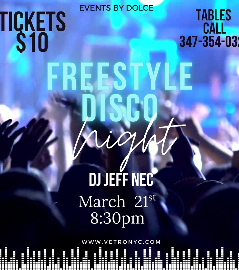 Freestyle Disco Night with Dj Jeff Nec 1