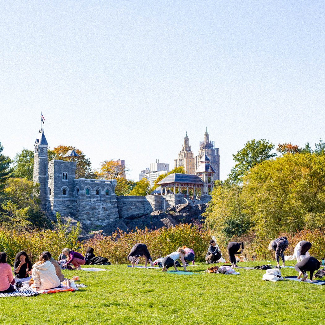 Yoga Class in Central Park 1