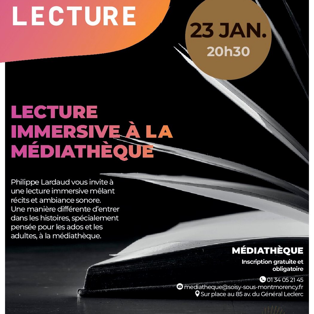 Lecture immersive à la médiathèque 1