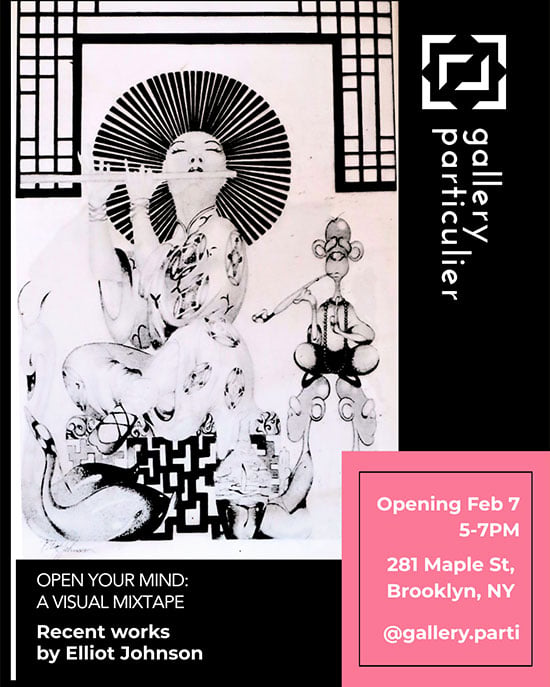 Elliot Johnson’s Drawings Exhibition 1