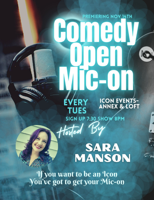 Comedy Open Mic-on at Icon Lounge 1