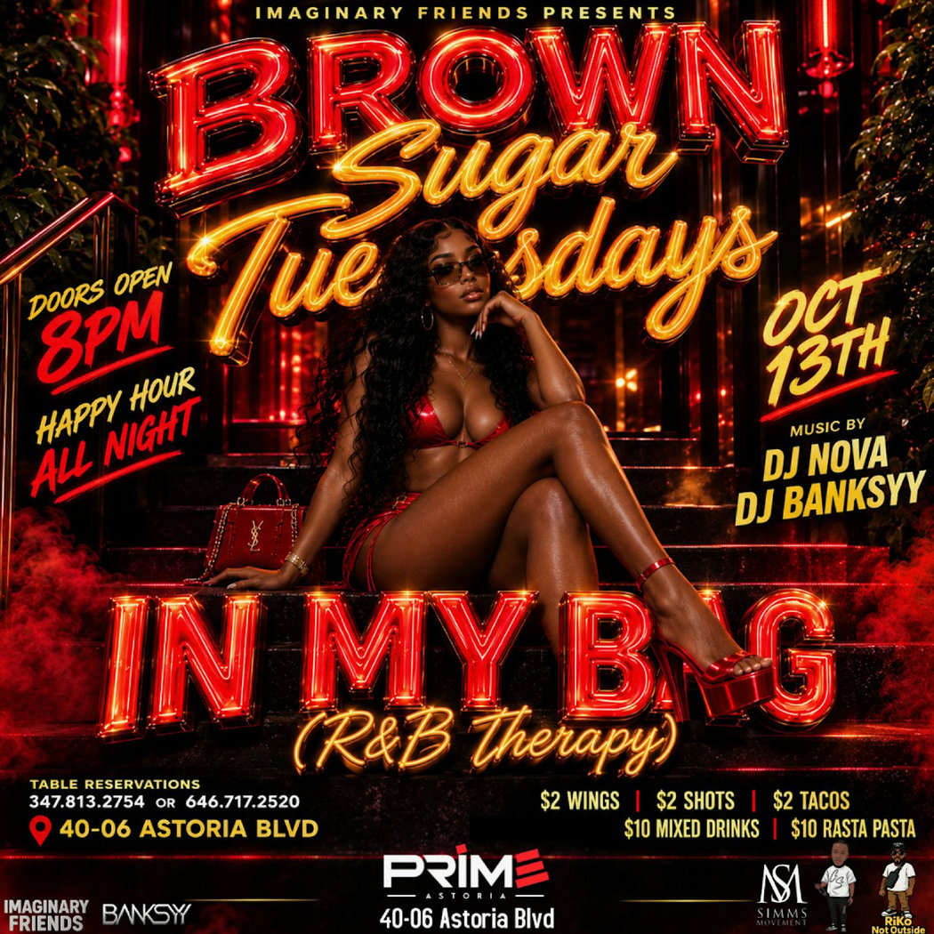 Prime Astoria NYC Taco $2 Tuesday Party Birthdays Hiphop reggae soca free