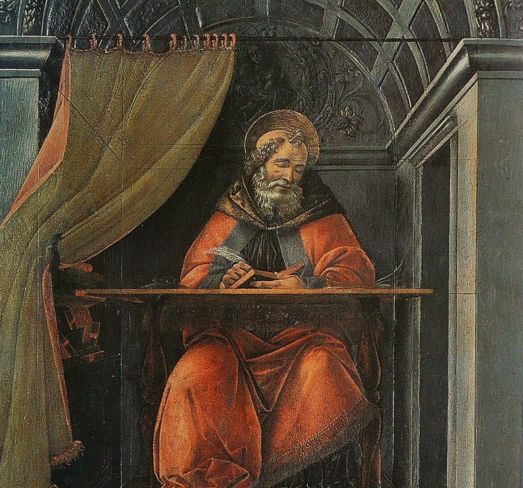 Lecture des Confessions de saint Augustin 1