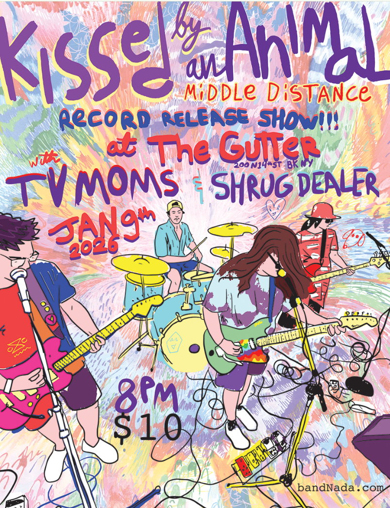 Kissed By An Animal Record Release 1