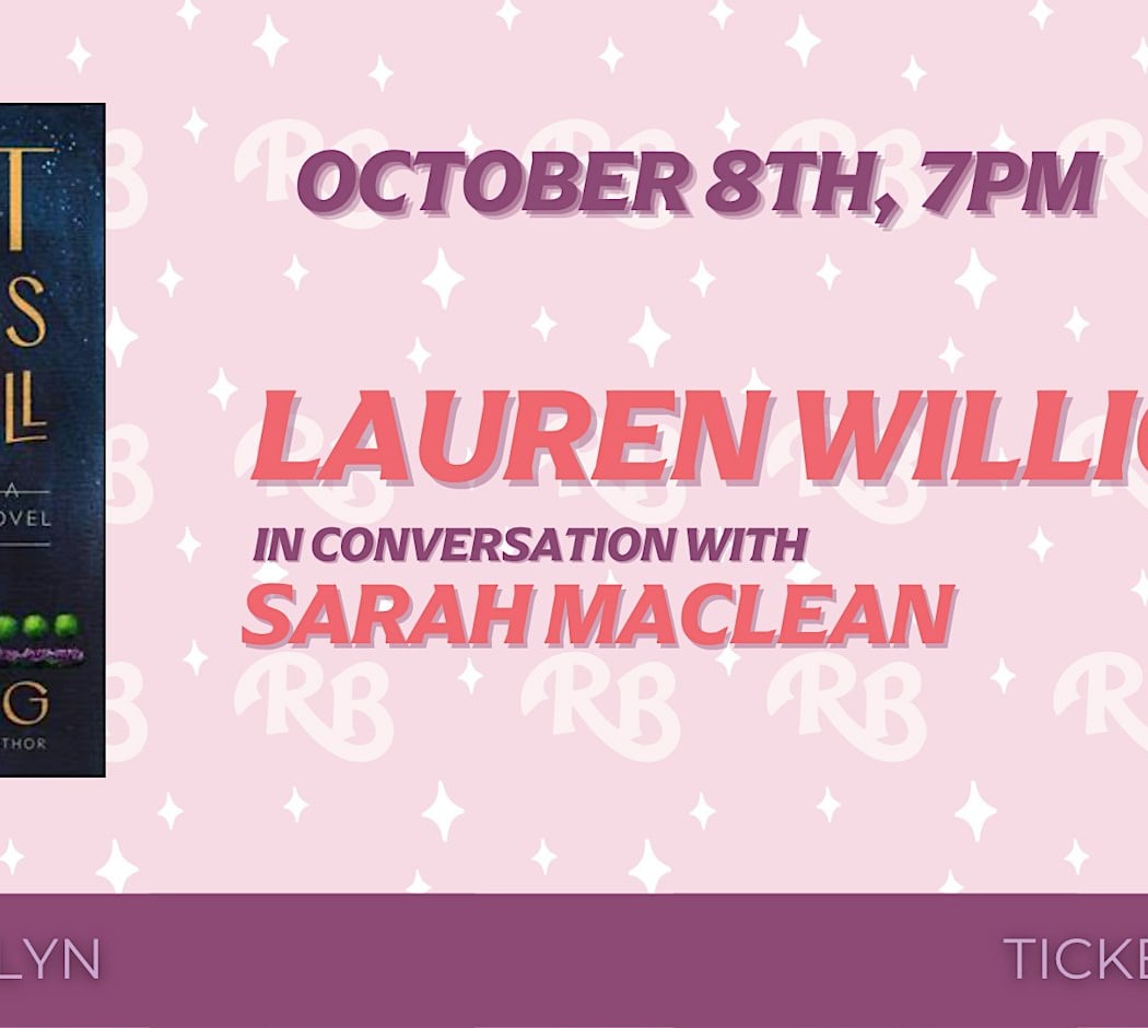 Lauren Willig Brooklyn Event for What Happens at Nightfall