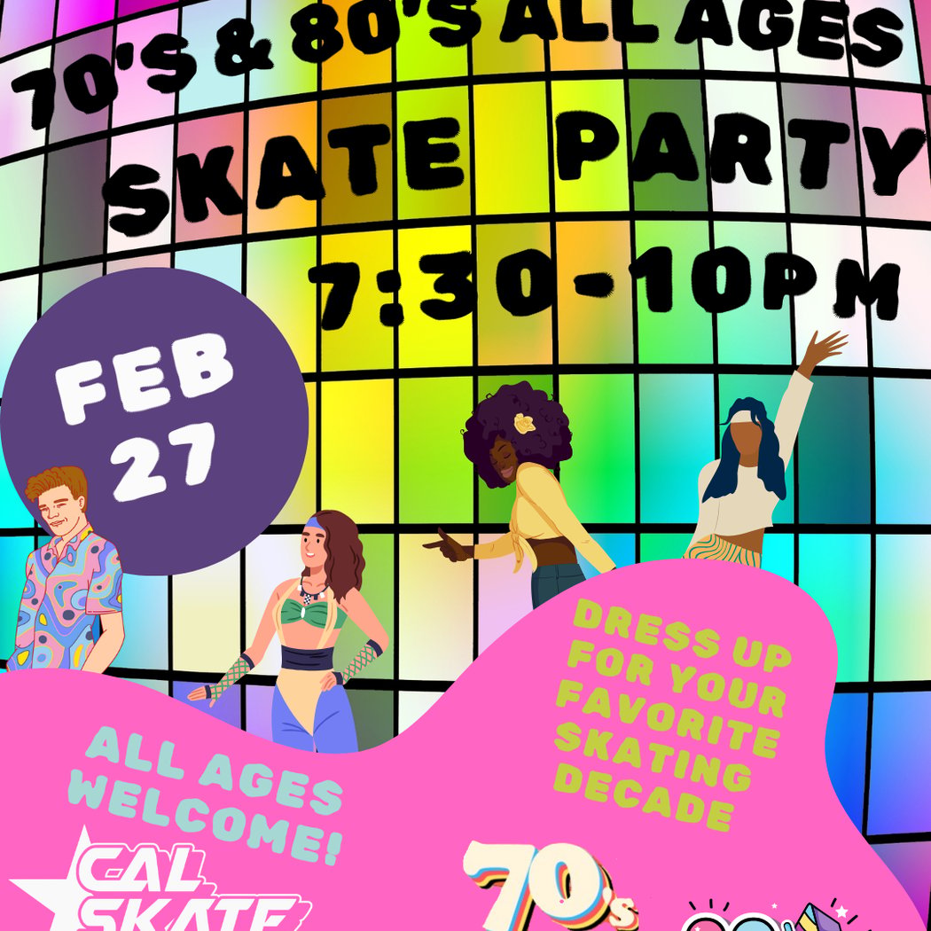 70's & 80's NIGHT All Ages Skate Party 1
