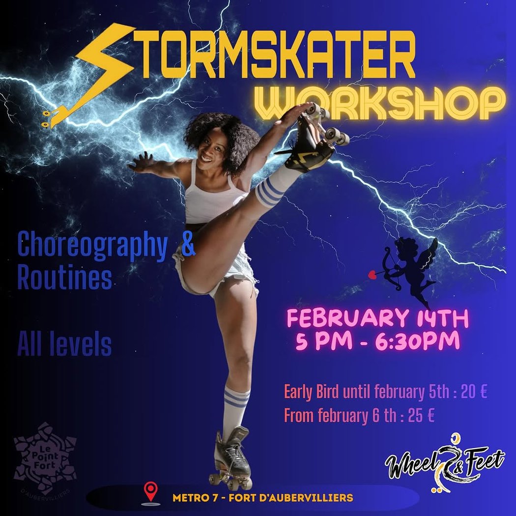 Stormskater Valentine’s Day roller workshop 1